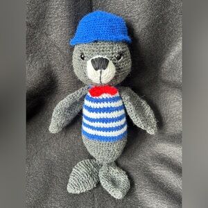 Handmade Crochet Seal Plush
